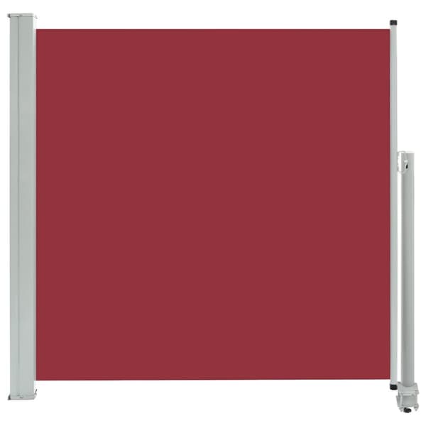 vidaXL Uttrekkbar sidemarkise 160x300 cm rød
