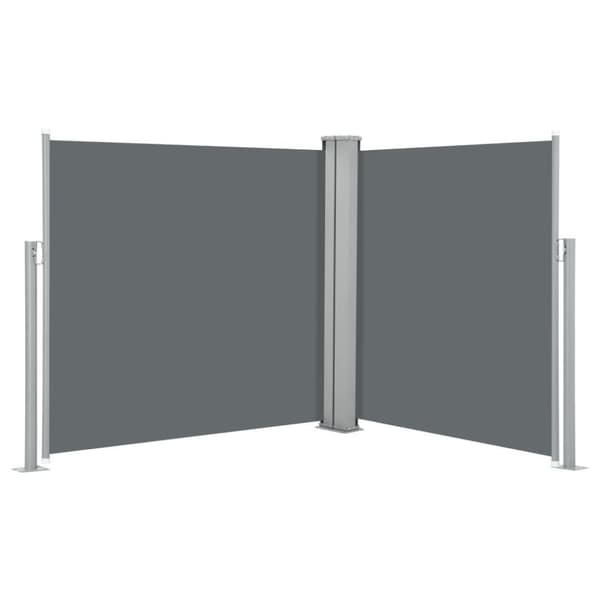 vidaXL Uttrekkbar sidemarkise 120x600 cm antrasitt