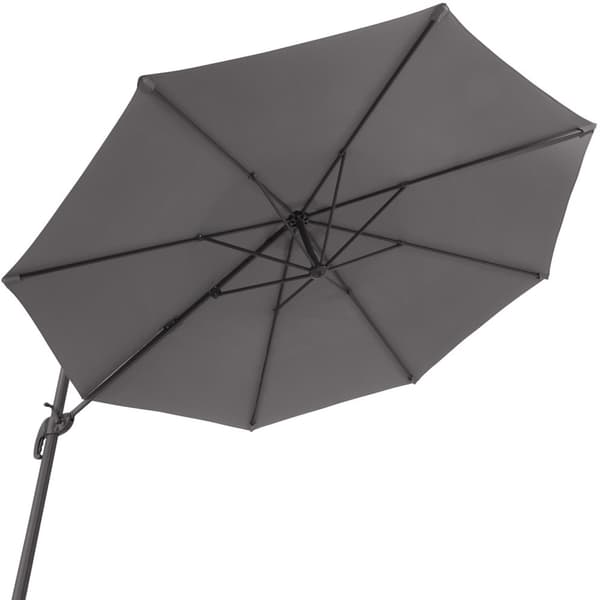 Parasol Daria med overtræk 300cm - grå