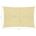 Miniatyrbilde 6 av 6: vidaXL Solseil 160 g/m² beige 6x7 m HDPE
