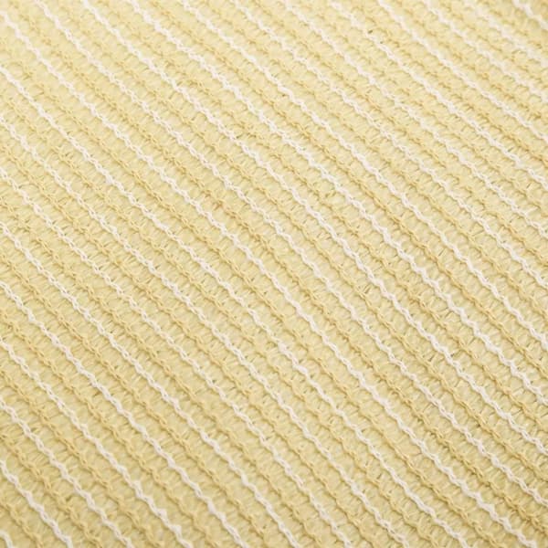 vidaXL Solseil 160 g/m² beige 6x7 m HDPE