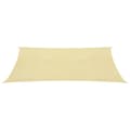 Miniatyrbilde 3 av 6: vidaXL Solseil 160 g/m² beige 4x5 m HDPE