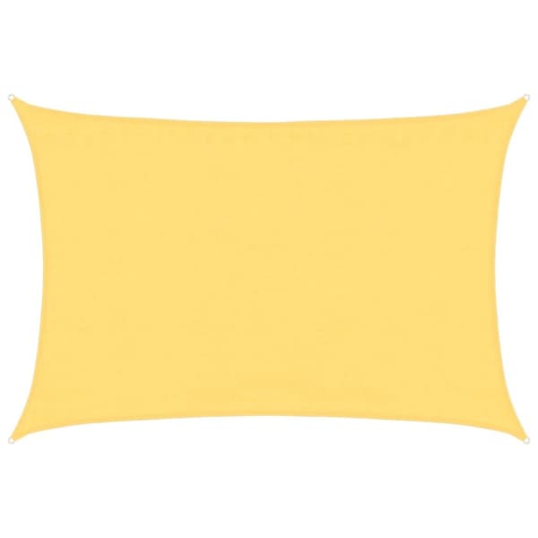 vidaXL Solseil 160 g/m² beige 3,5x5 m HDPE
