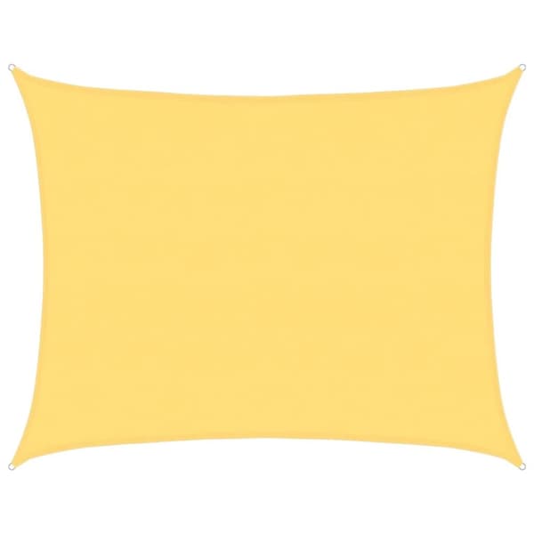 vidaXL Solsegel 160 g/m² beige 6x8 m HDPE