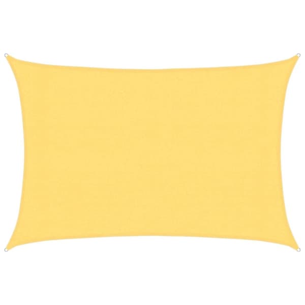 vidaXL Aurinkopurje 160 g/m² beige 3x4 m HDPE