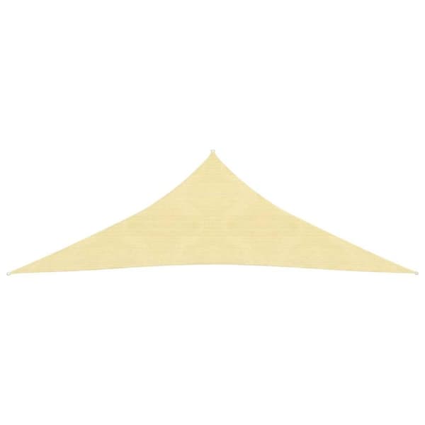 vidaXL Aurinkopurje 160 g/m² beige 3x3x4,2 m HDPE