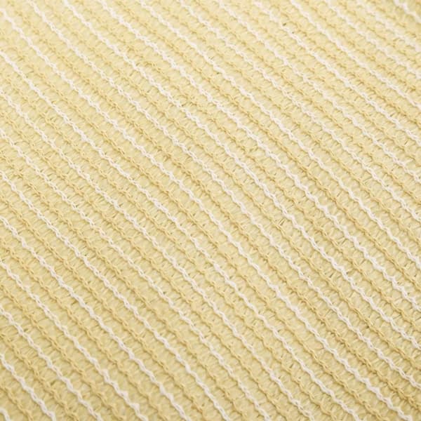 vidaXL Aurinkopurje 160 g/m² beige 3x3x4,2 m HDPE