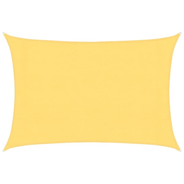 vidaXL solsejl 160 g/m² 3x5 m HDPE beige