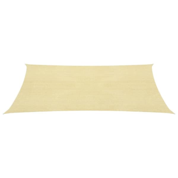 vidaXL solsejl 160 g/m² 3,5x4,5 m HDPE beige
