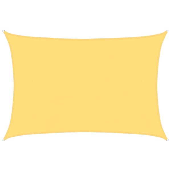 vidaXL Aurinkopurje 160 g/m² beige 5x6 m HDPE