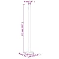 Miniatyrbillede 11 af 11: vidaXL sammenrullelig sidemarkise til terrassen 140x600 cm cremefarvet