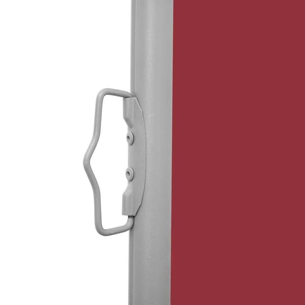 vidaXL Uttrekkbar sidemarkise 140x600 cm rød