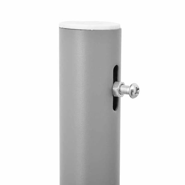 vidaXL Uttrekkbar sidemarkise 140x600 cm rød