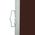 Miniatyrbilde 5 av 11: vidaXL Uttrekkbar sidemarkise 140x600 cm brun