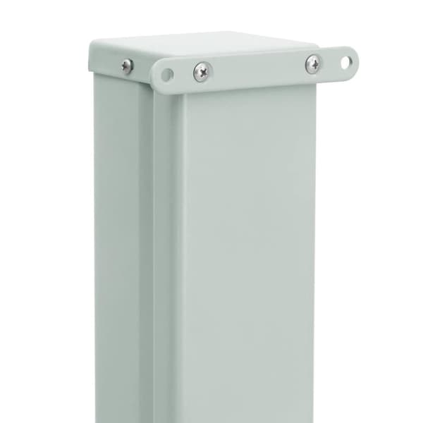vidaXL Uttrekkbar sidemarkise 140x600 cm kremhvit