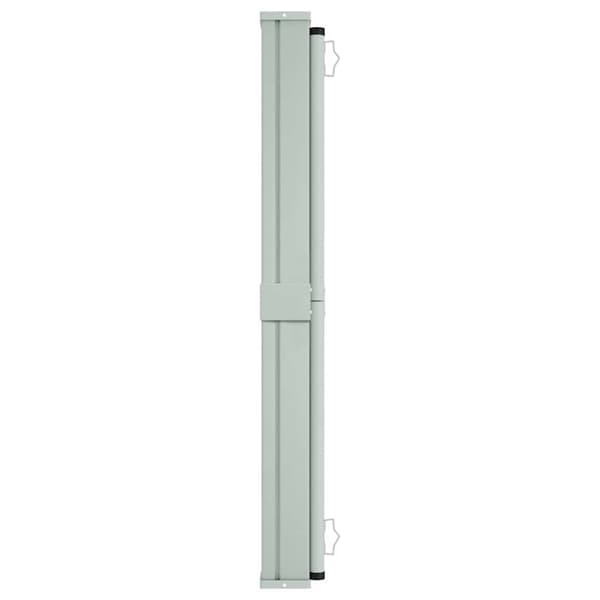 vidaXL Uttrekkbar sidemarkise 140x600 cm grå