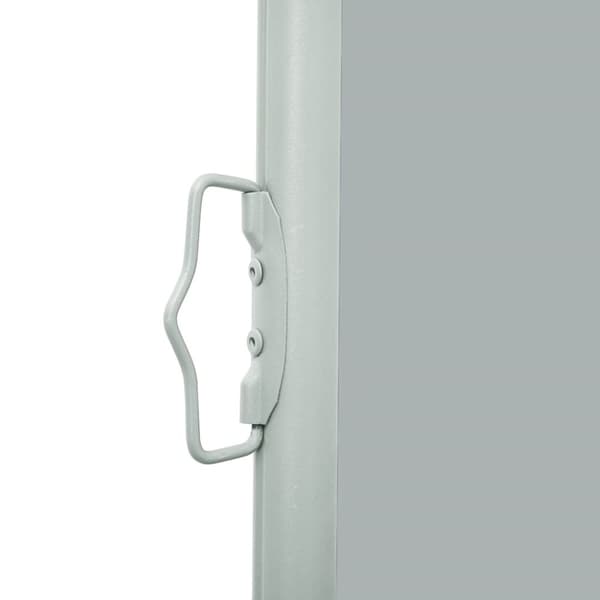 vidaXL Uttrekkbar sidemarkise 140x600 cm grå
