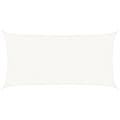 Miniatyrbild 3 av 11: vidaXL Solsegel 160 g/m² vit 4x7 m HDPE