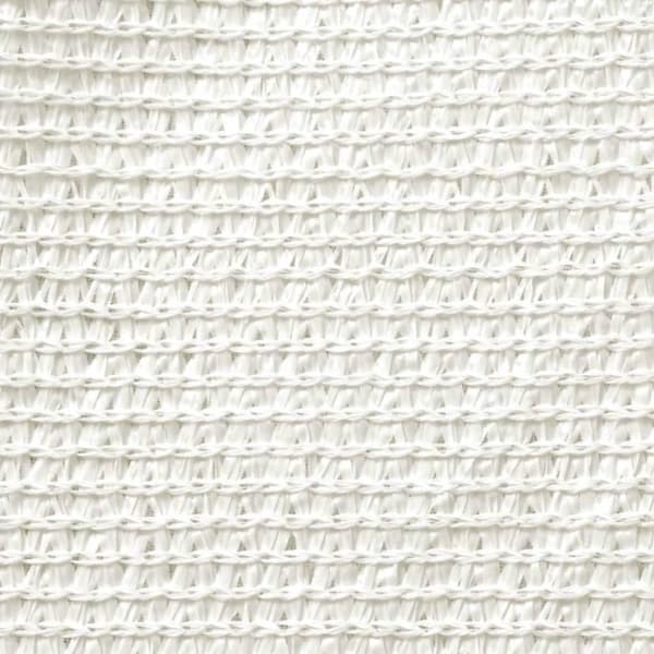 vidaXL Solseil 160 g/m² hvit 3x4 m HDPE