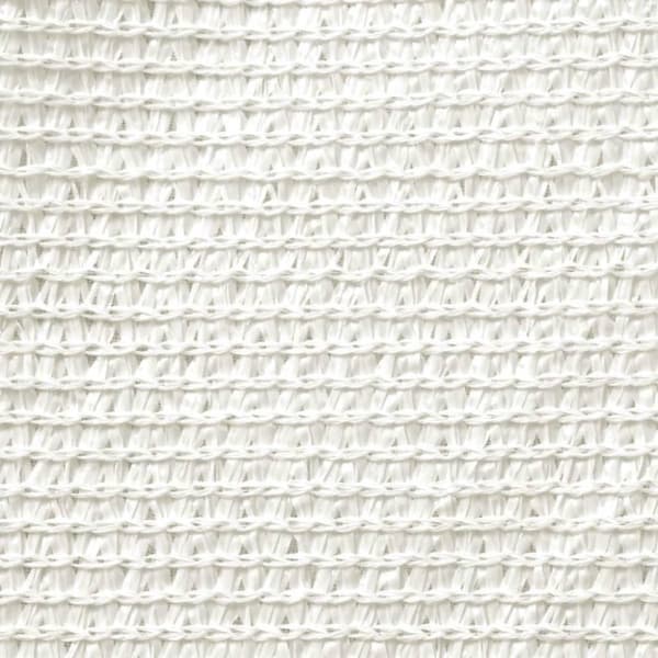 vidaXL Aurinkopurje 160 g/m² valkoinen 4x4 m HDPE