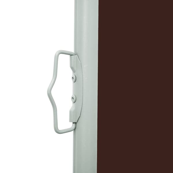 vidaXL Uttrekkbar sidemarkise 600x160 cm brun