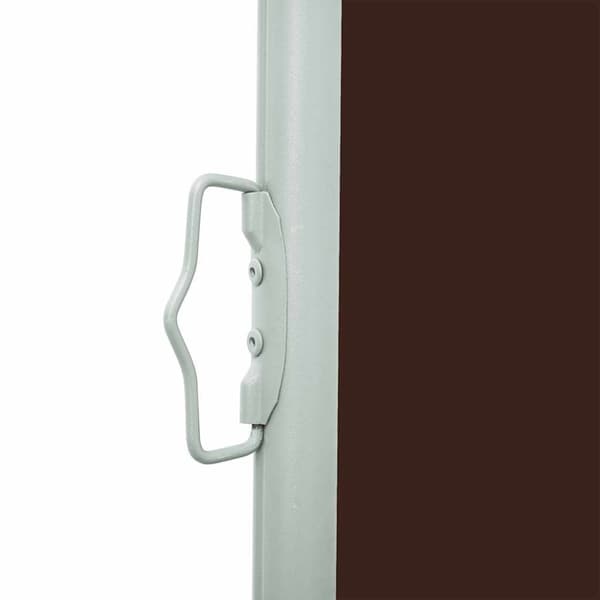vidaXL Uttrekkbar sidemarkise 600x160 cm brun