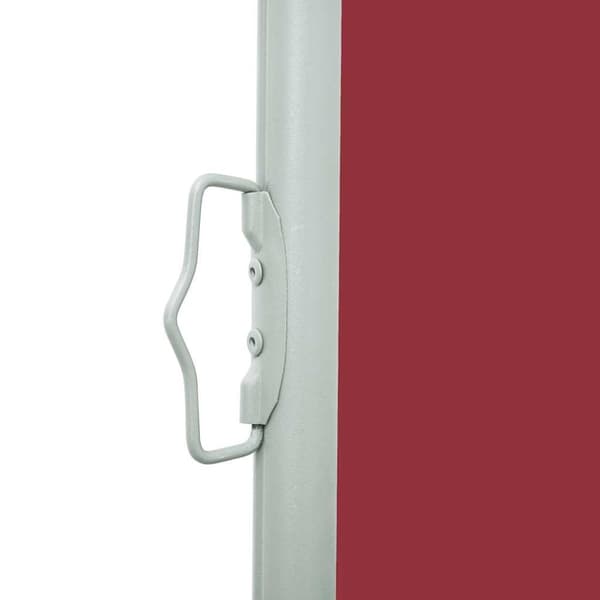 vidaXL Uttrekkbar sidemarkise 600x160 cm rød
