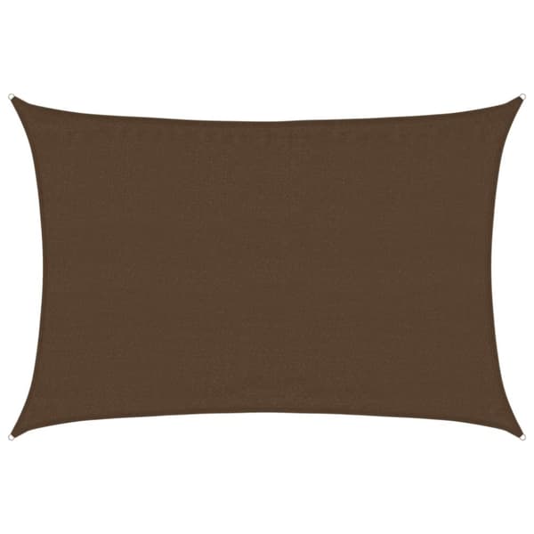 vidaXL Aurinkopurje 160 g/m² ruskea 3,5x5 m HDPE