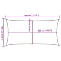 Pikkukuva 11 / 11: vidaXL Aurinkopurje 160 g/m² ruskea 2x4 m HDPE
