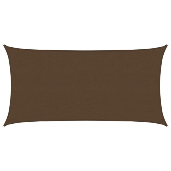 vidaXL Aurinkopurje 160 g/m² ruskea 2x4 m HDPE