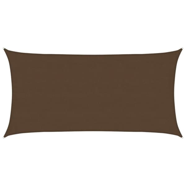 vidaXL Aurinkopurje 160 g/m² ruskea 4x7 m HDPE