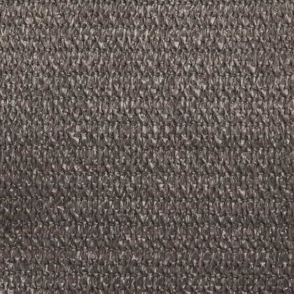 vidaXL Solseil 160 g/m² antrasitt 5x5 m HDPE