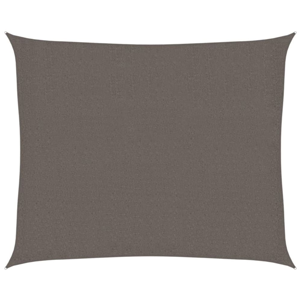 vidaXL Solsegel 160 g/m² antracit 2,5x3 m HDPE