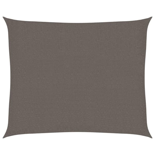 vidaXL Solsegel 160 g/m² antracit 2,5x3 m HDPE