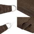 Miniatyrbilde 7 av 11: vidaXL Solseil 160 g/m² brun 4,5x4,5 m HDPE