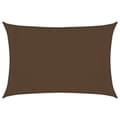 Miniatyrbild 1 av 11: vidaXL Solsegel 160 g/m² brun 3x4,5 m HDPE
