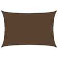 Miniatyrbilde 1 av 11: vidaXL Solseil 160 g/m² brun 5x6 m HDPE