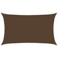 Miniatyrbilde 1 av 11: vidaXL Solseil 160 g/m² brun 5x8 m HDPE