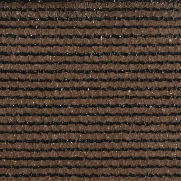 vidaXL Solseil 160 g/m² brun 3,6x3,6 m HDPE