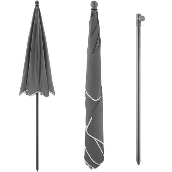 Parasol Vanessa 200x125cm - grå