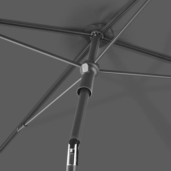 Parasol Vanessa 200x125cm - grå