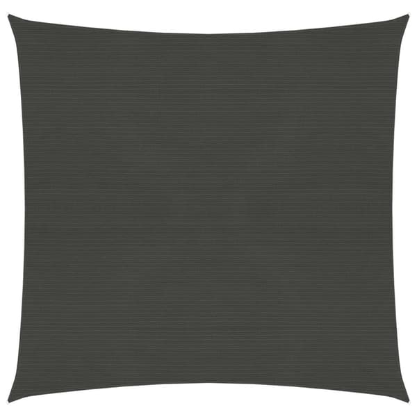 vidaXL Solseil 160 g/m² antrasitt 3x3 m HDPE