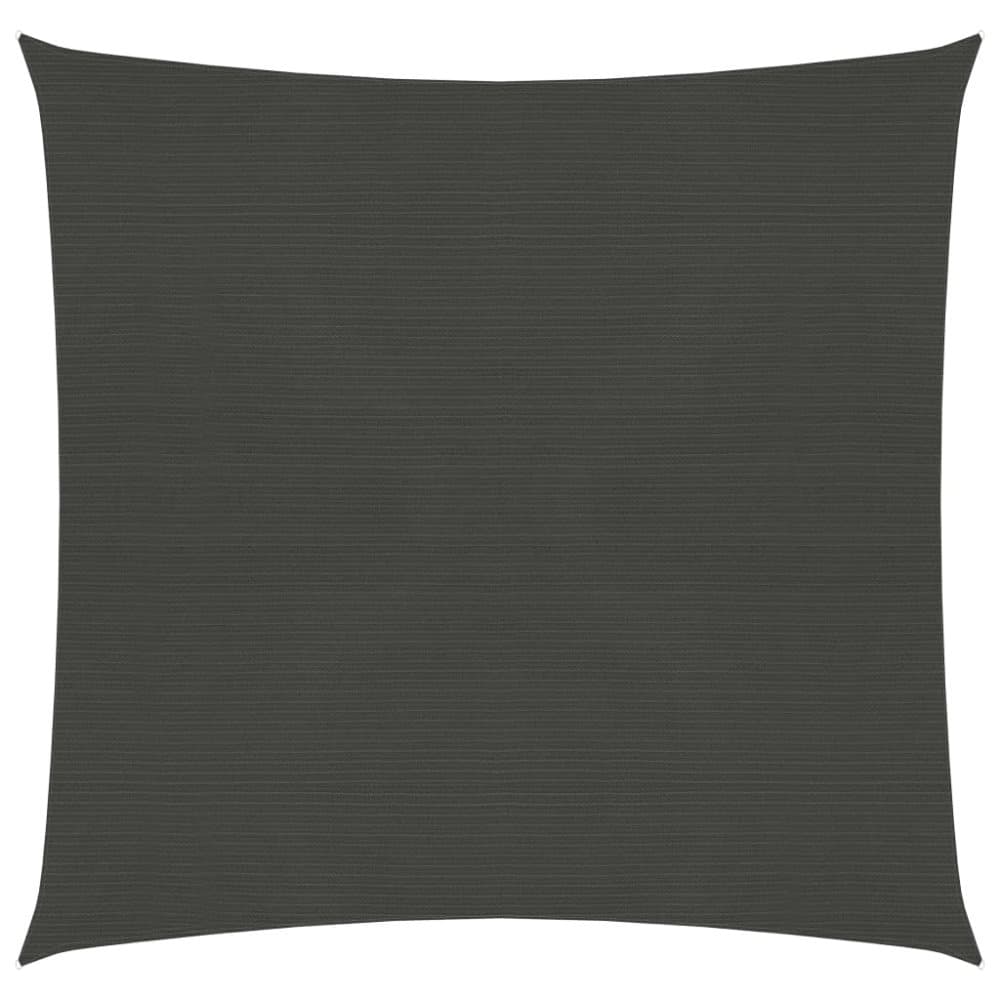 vidaXL Solsegel 160 g/m² antracit 3x3 m HDPE