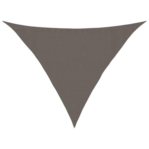 vidaXL solsejl 160 g/m² 3,5x3,5x4,9 m HDPE antracitgrå