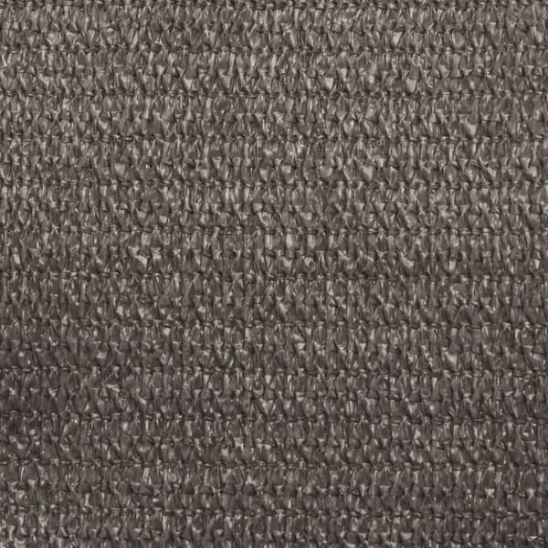 vidaXL solsejl 160 g/m² 3,5x3,5x4,9 m HDPE antracitgrå