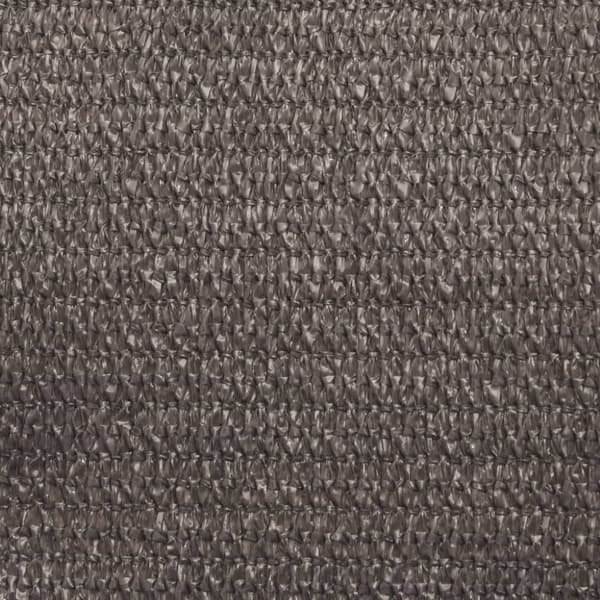 vidaXL solsejl 3x6 m 160 g/m² HDPE antracitgrå
