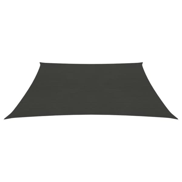 vidaXL solsejl 160 g/m² 4/5x3 m HDPE antracitgrå