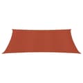 Miniatyrbillede 3 af 6: vidaXL solsejl 3x4 m 160 g/m² HDPE terrakottafarvet