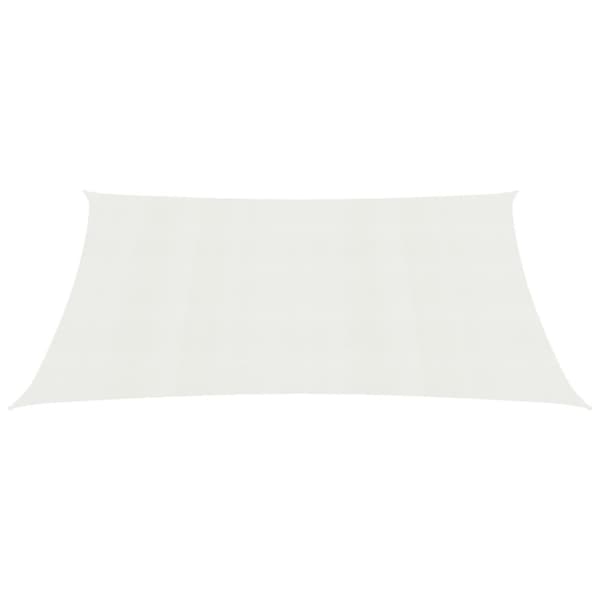 vidaXL Solsegel 160 g/m² vit 2x4,5 m HDPE