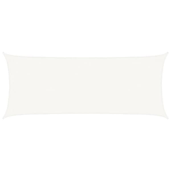 vidaXL Aurinkopurje 160 g/m² valkoinen 2x4,5 m HDPE